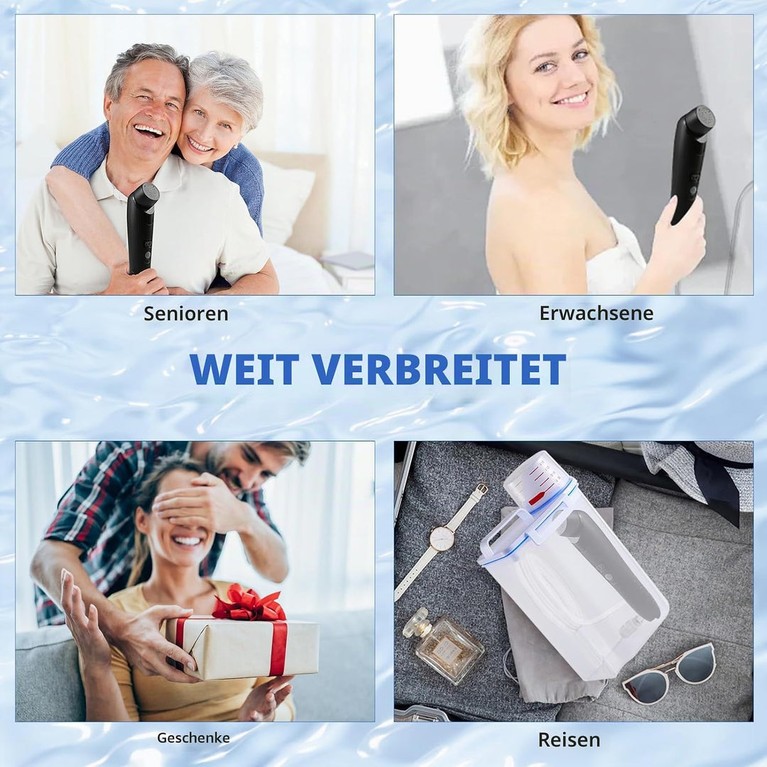 Portable Bidet, 2.5L Elektrisch Bidet, Reise Bidet Handbrause für Toilette Outdoor, Camping Flasche