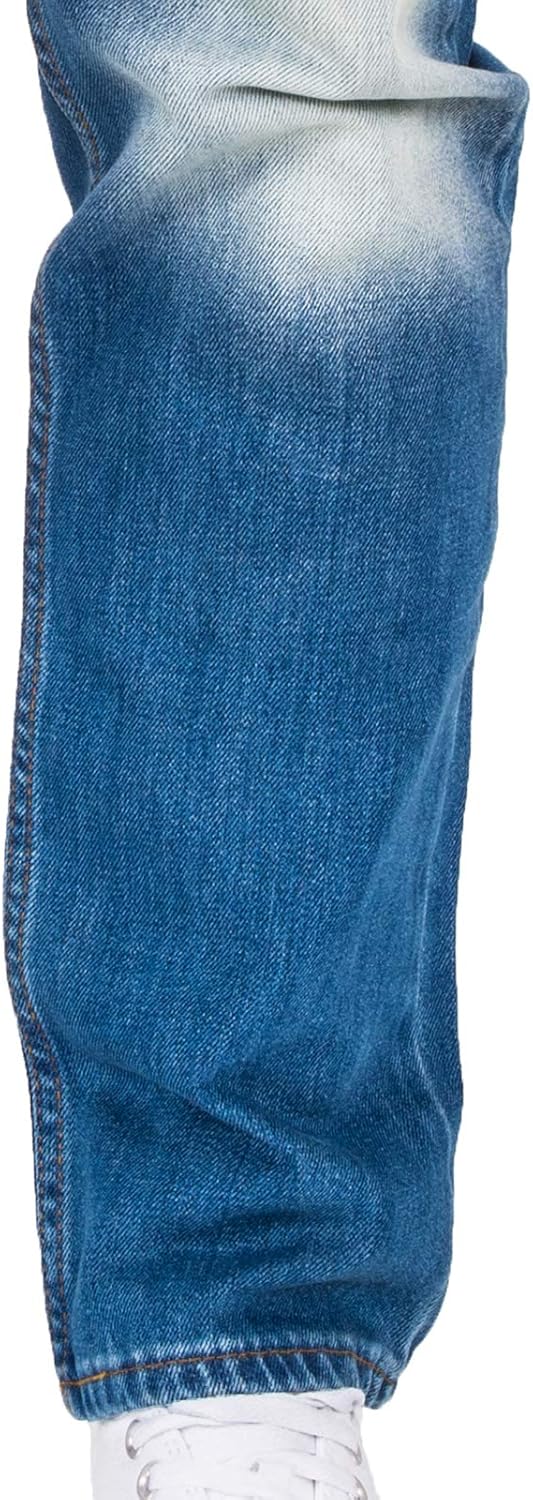 Rock Creek Herren Jeans Hose Denim Blau Straight-Cut Gerades Bein RC-2091 29W / 30L Blau - Rc-3119,