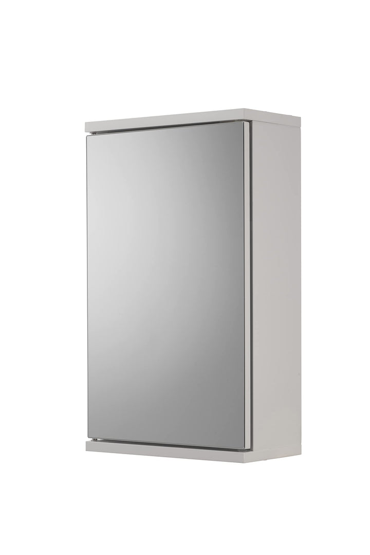 Croydex Spiegel-Eckschrank mit Tür, MDF, FSC-Zertifiziert, weiss