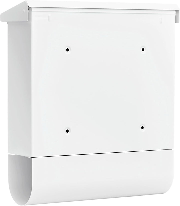 Burg Wächter Briefkasten mit Zeitungsfach und beleuchteter Hausnummer, Verzinkter Stahl, Einwurf-For