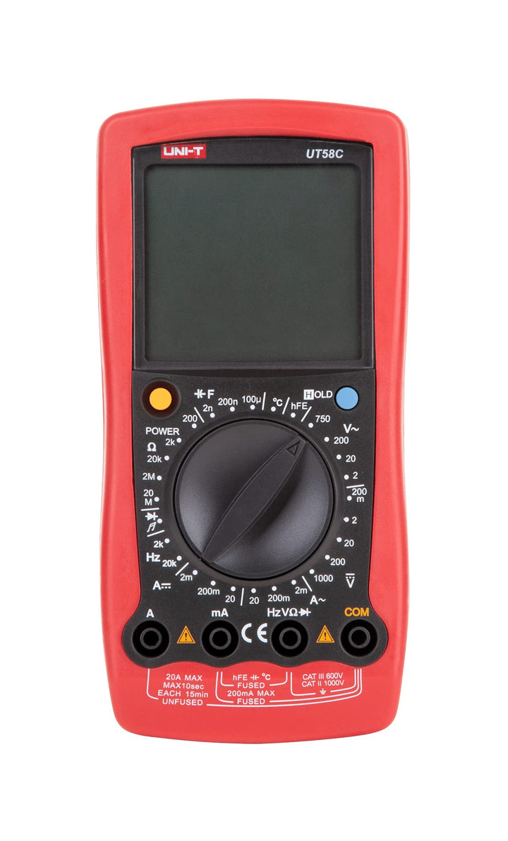 UNI-T MIE0083/UT58C Digital-Multimeter AC/DC Spannungsprüfer, Mehrfarbig - Orange/Pink