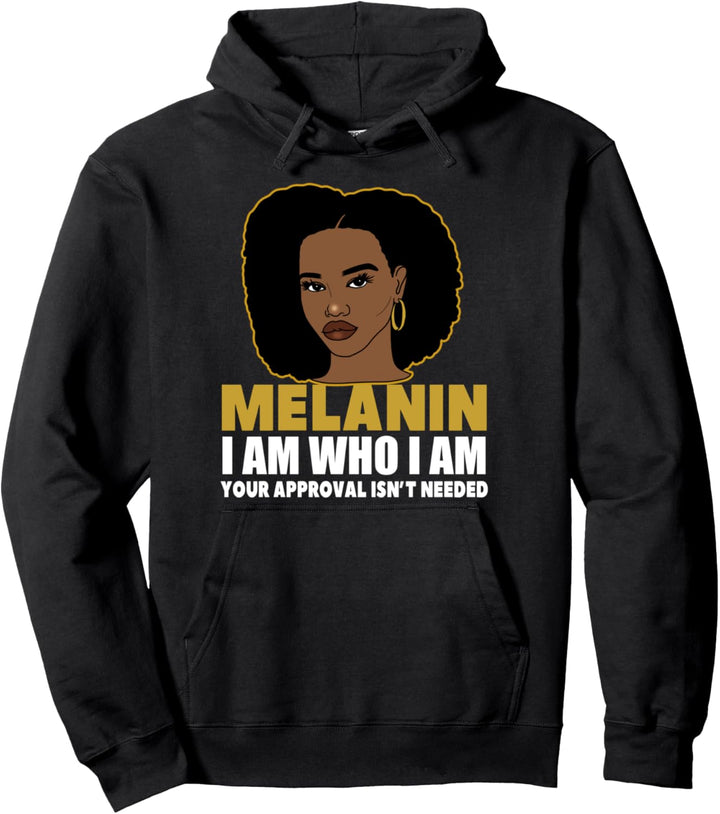 Oheneba: Stolze Melanin Afro Königin Black Pride Girl Magic Pullover Hoodie