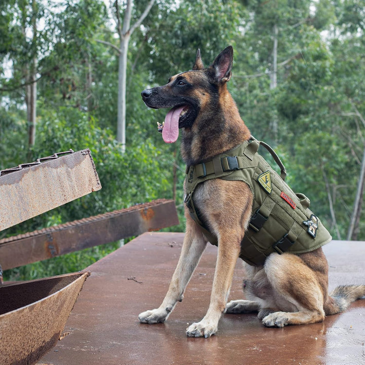 OneTigris Hundegeschirr, X Destroyer Taktisches Einstellbar Antizuggeschirr Ausbruchsicheres Geschir