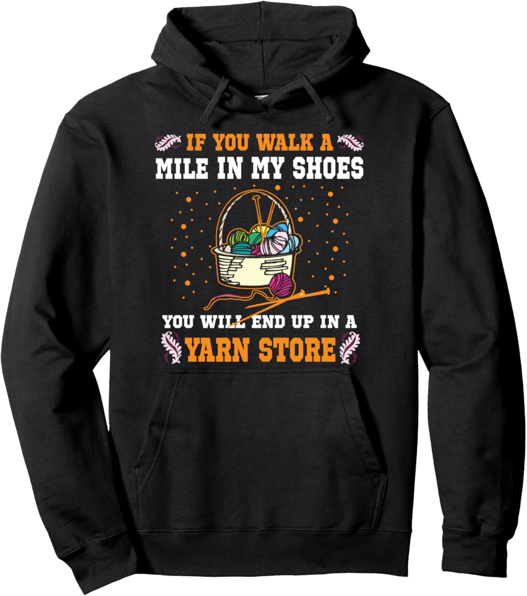 Lustige Häkelkleidung Pullover Hoodie