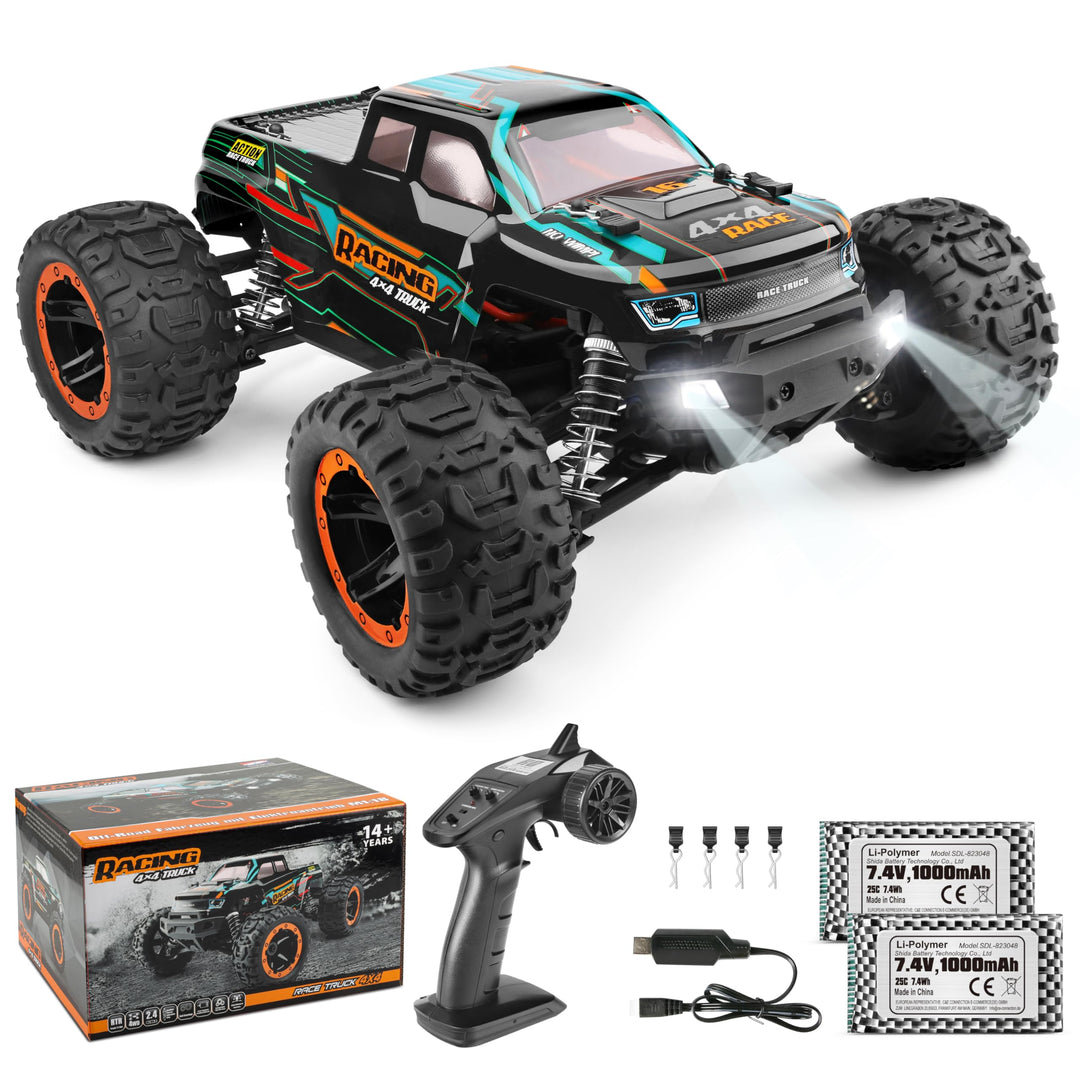 HAIBOXING Ferngesteuertes Auto 4WD RC Auto 1:16 36km/hHochgeschwindigkeits RC Monster Truck 2,4 GHz