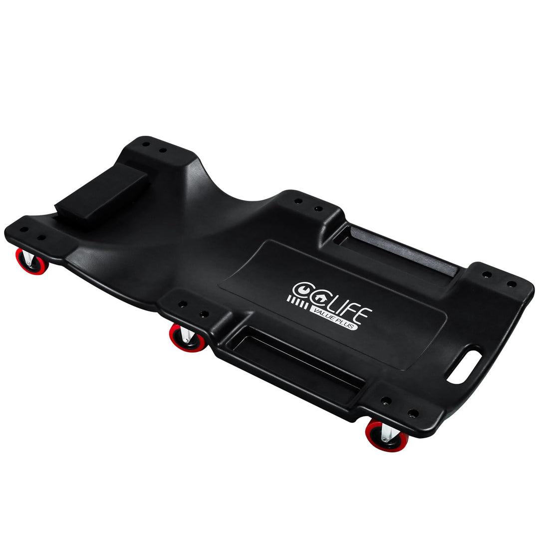 CCLIFE Rollbrett KFZ Werkstatt Rollliege 102 * 48 * 12cm Montagerollbrett Werkstattliege, Tragkraft