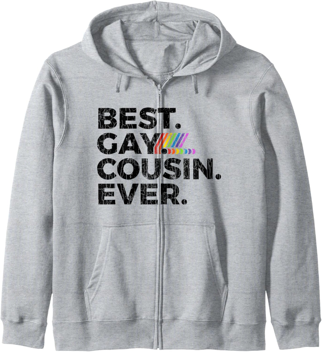 Bester schwuler Cousin aller Zeiten LGBT Lustiges Geschenk Kapuzenjacke