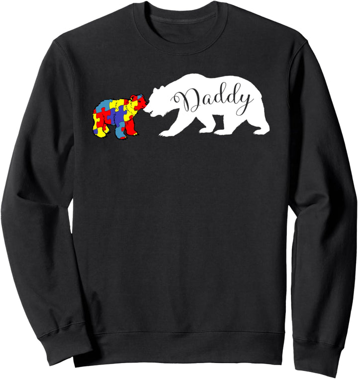 Daddy Bear Autism Awareness Month Dad Grandpa Men Gift Sweatshirt