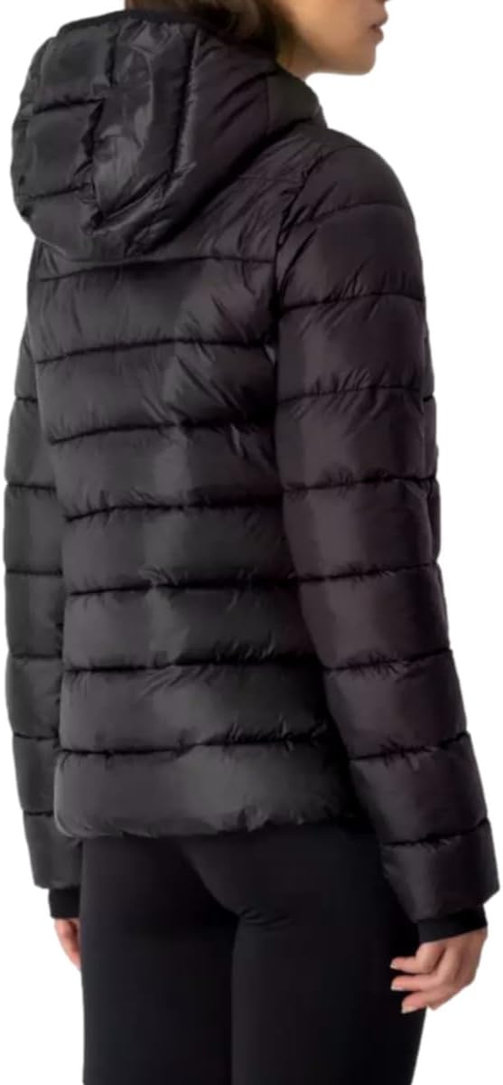 Champion Damen Outdoor Small Script Logo Arm Jacke S Schwarz, S Schwarz