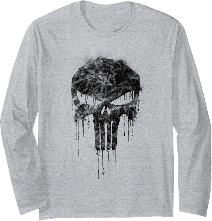 Marvel The Punisher Black Langarmshirt