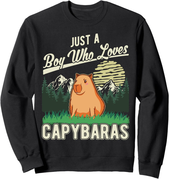Capybara Junge Wasserschwein Capibara Sweatshirt