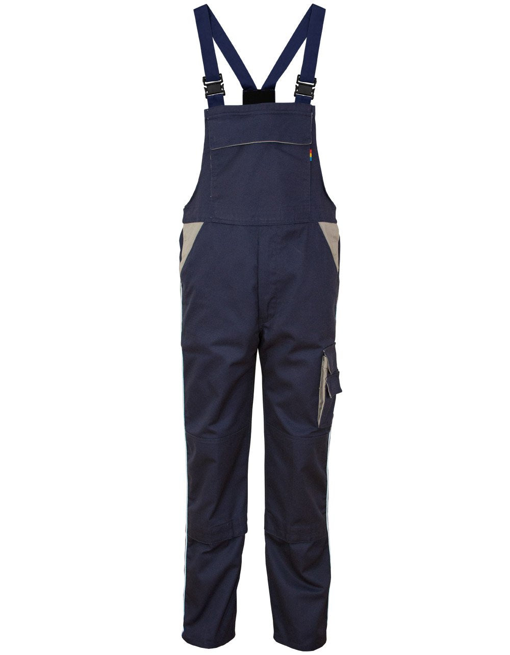 Carson Contrast Latzhose, 1 Stück, 46, deep navy/grau, CC726.MG 46 Deep Navy/Grau, 46 Deep Navy/Grau