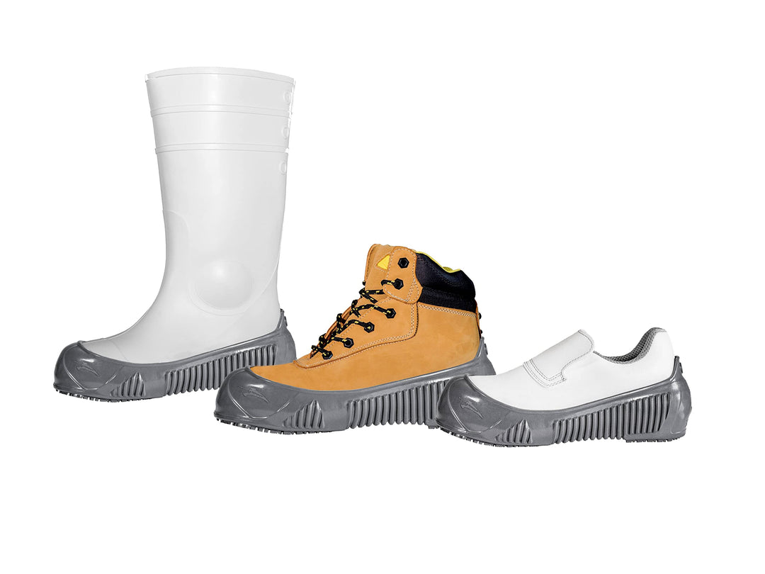 Tiger-Grip EASY MAX Sicherheits-Überschuh, grau, medium (38-40), rutschfest, 38-40