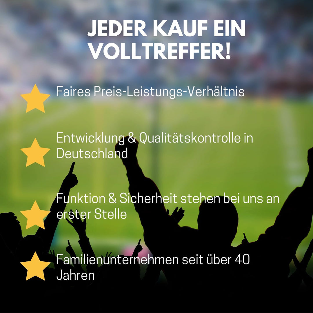 Best Sporting Fussballtor mit Torwand I Fussballtor Kinder mit verschiedenen Farbmotiven I Fussball