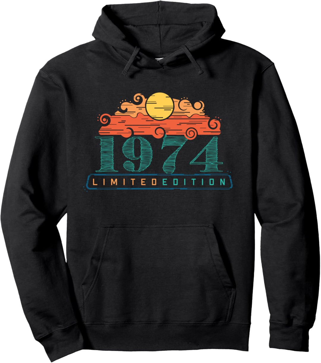 50. Geburtstag Mann Frau 50 Jahre 1974 Deko Lustig Geschenk Pullover Hoodie