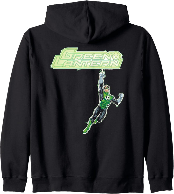 Green Lantern Energy Construct Logo Kapuzenjacke