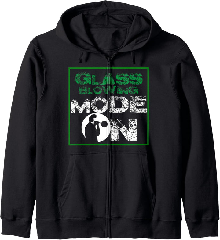 Glasbläser-Modus Glasbläser Glasformen Blasrohr Künstler Kapuzenjacke
