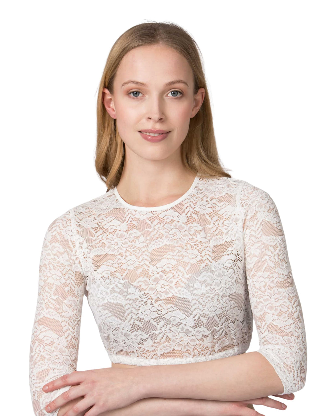 Stockerpoint Damen Akasha Bluse 32 Creme, 32 Creme