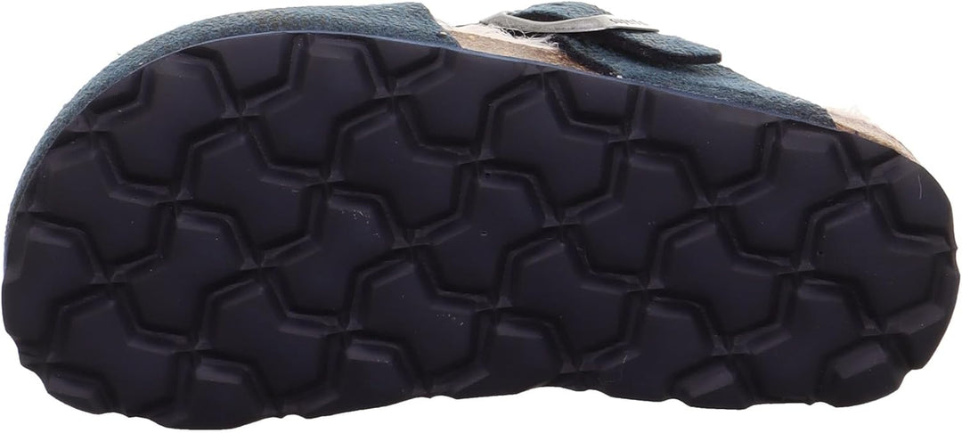 Superfit Mädchen Fussbettpantoffel Hausschuh 36 EU Blau Mehrfarbig 8030, 36 EU Blau Mehrfarbig 8030