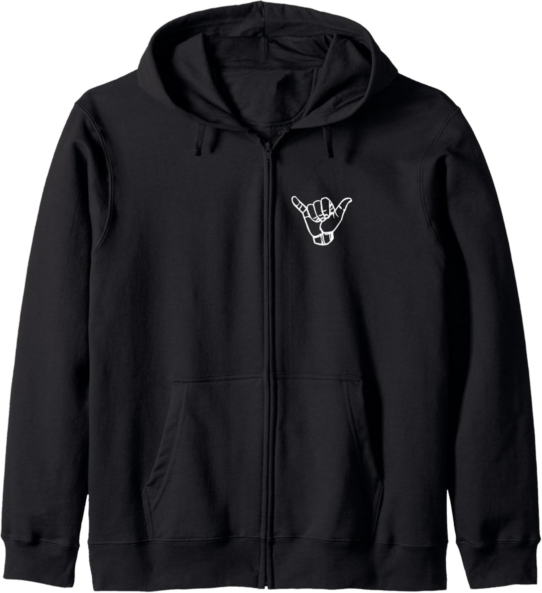 shaka surf-Zeichen cooler Vintage-Surfer / Surfing Geschenk Kapuzenjacke
