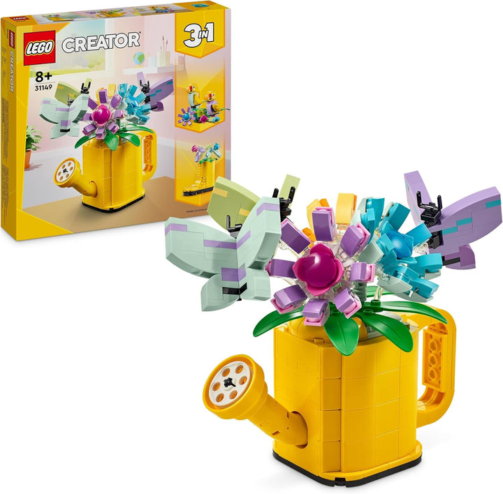 LEGO Creator 3in1 Giesskanne mit Blumen Set, Kinderzimmer-Deko & Creator 3in1 Retro Kamera Spielzeug