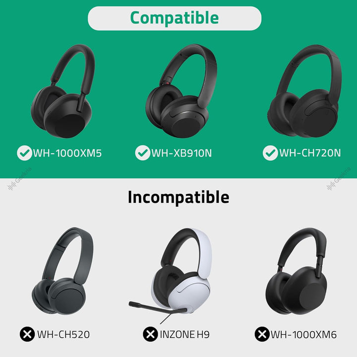 Geekria Shield Kopfhörer-Hülle kompatibel mit Sony WH-1000XM5, WH-1000XM4, WH-1000XM3, WH-1000XM2, W