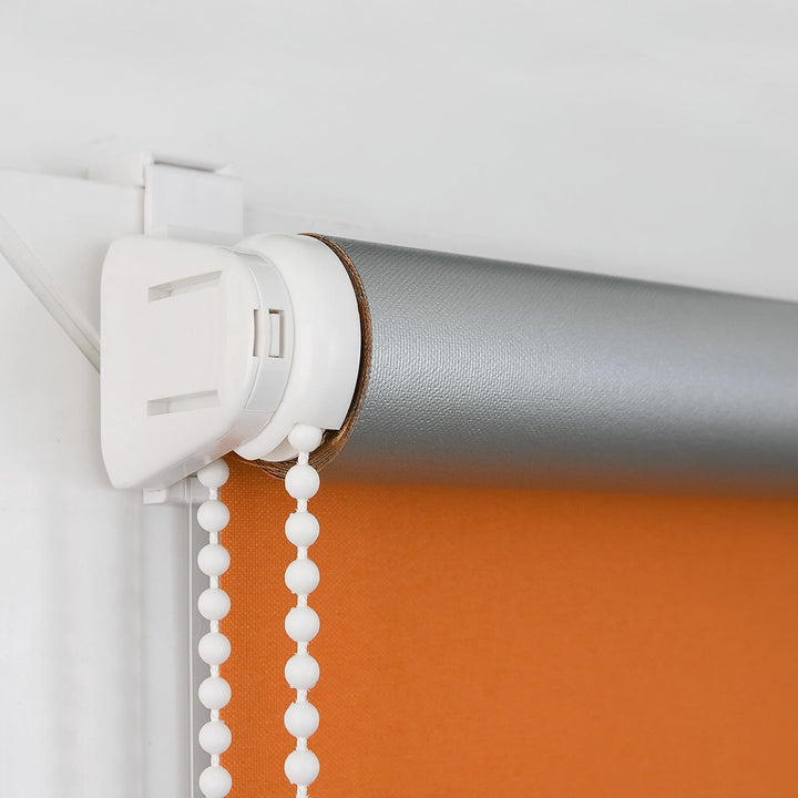 ROLLMAXXX Thermo Verdunkelungsrollo Klemmfix ohne Bohren (100 x 215 cm, Weiss) 100 x 215 cm Weiss, 1
