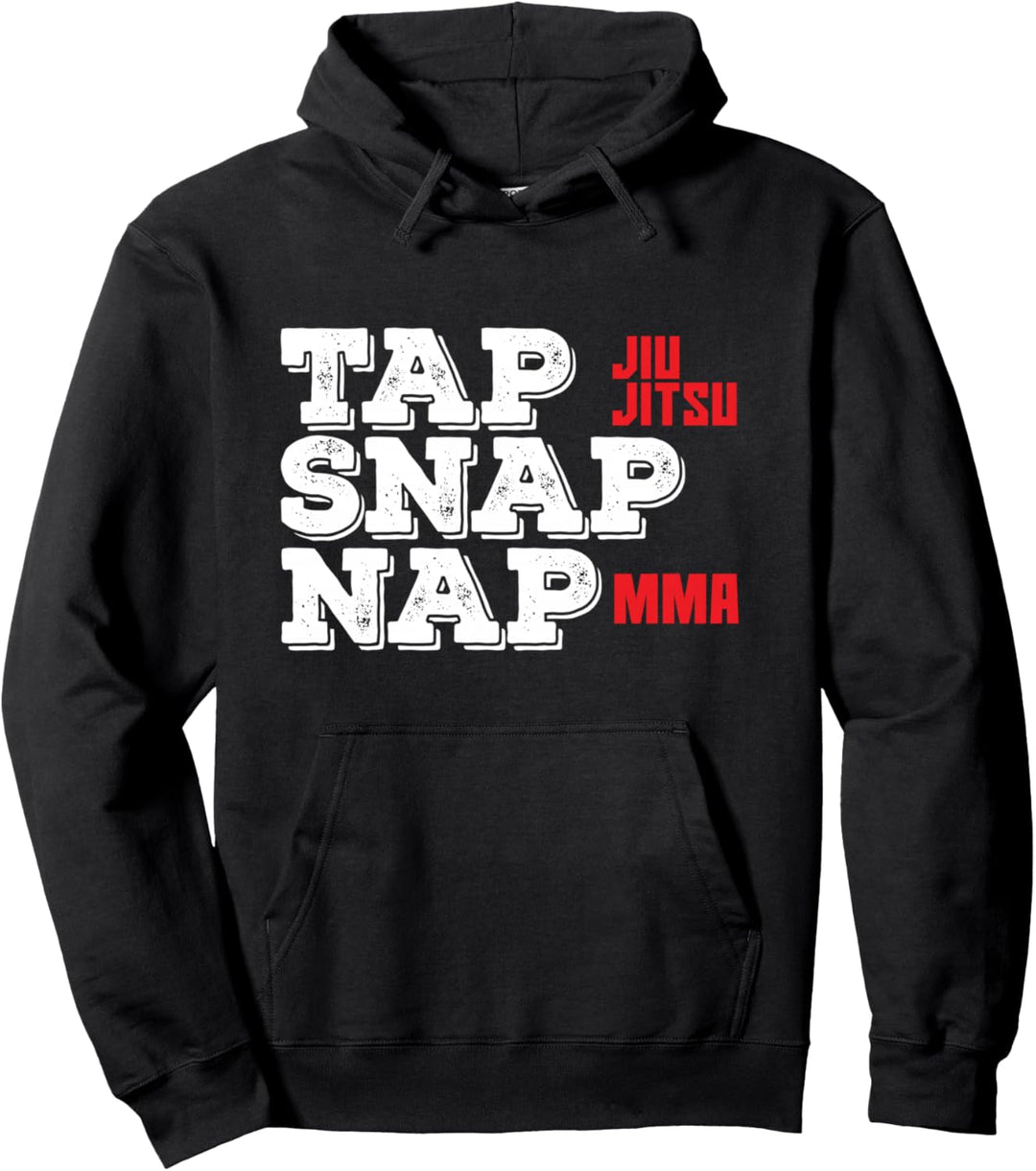 MMA Jujutsu „Tap, Snap, Nap“ Pullover Hoodie