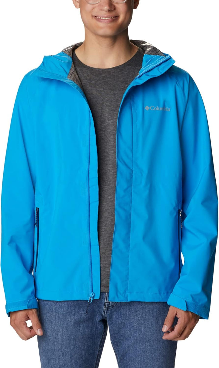 Columbia Herren Earth Explorer Regenjacke L Compass Blue, L Compass Blue