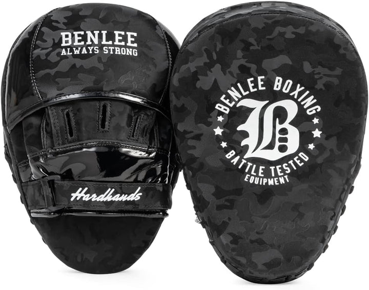 Benlee Pratzen Kunstleder (1 Paar) HARDHANDS Black/Silver Einheitsgrösse, Black/Silver Einheitsgröss