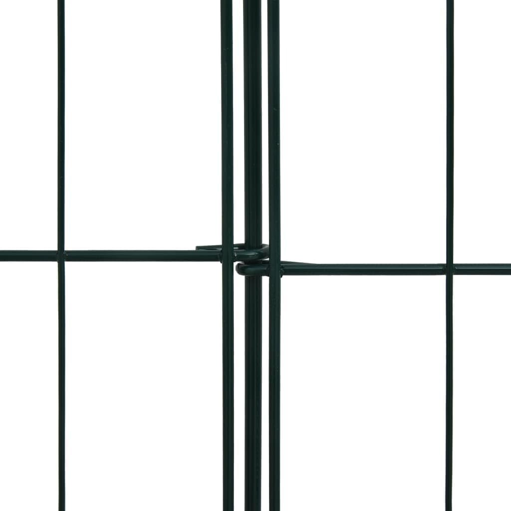 vidaXL Gartenzaun Set Teichzaun Schutzzaun Gitterzaun Steckzaun Zaun-Set Garten Zaun niedrig Poolzau