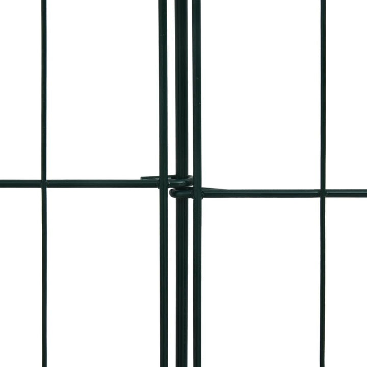 vidaXL Gartenzaun Set Teichzaun Schutzzaun Gitterzaun Steckzaun Zaun-Set Garten Zaun niedrig Poolzau