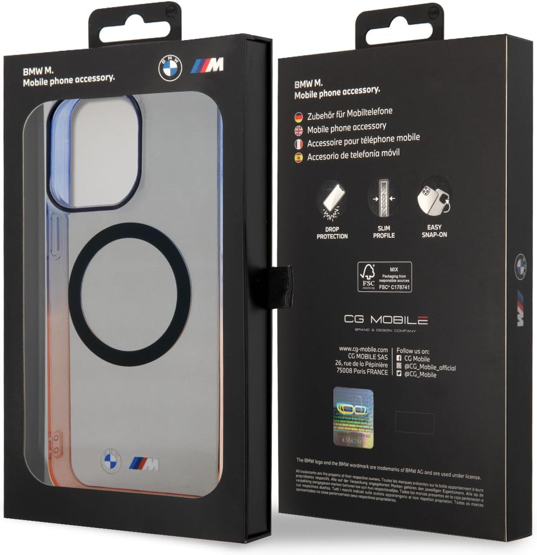 BMW BMHMP14XHTGE hülle für iPhone 14 Pro Max 6.7" grau hardcase Gradient Bumper