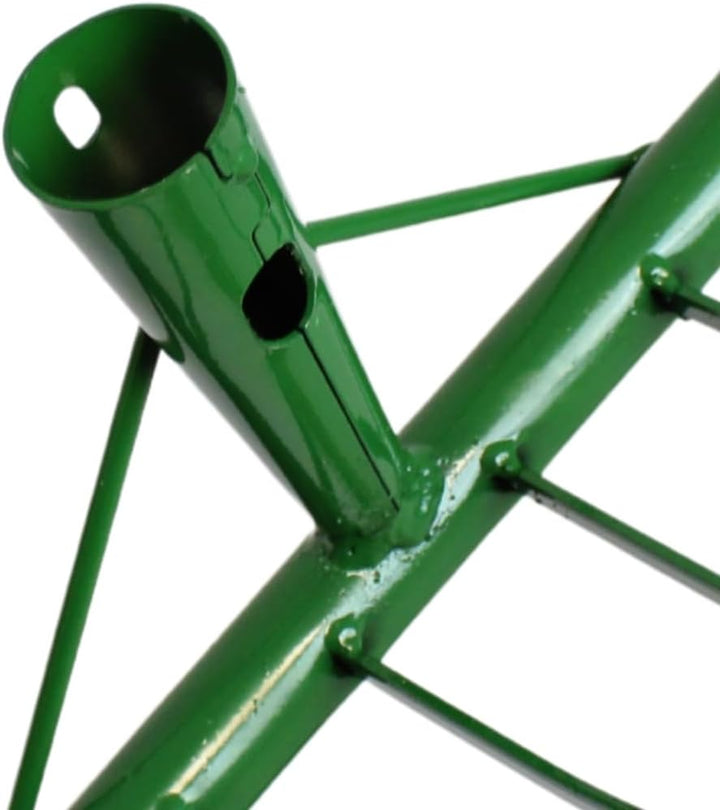 Rekord Heurechen mit 22 Zinken Breite 80 cm aus Stahl, pulverbeschichtet - ohne Stiel, Laubrechen, R