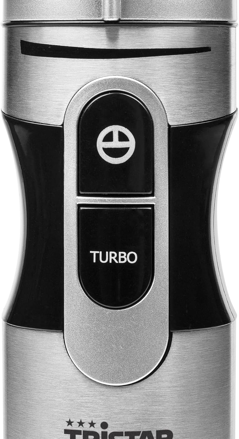 Tristar MX-4829 Stabmixer-Set - Stabmixer mit Zubehör – Turbo-Funktion – 2 Klingen - 1000 Watt Stabm