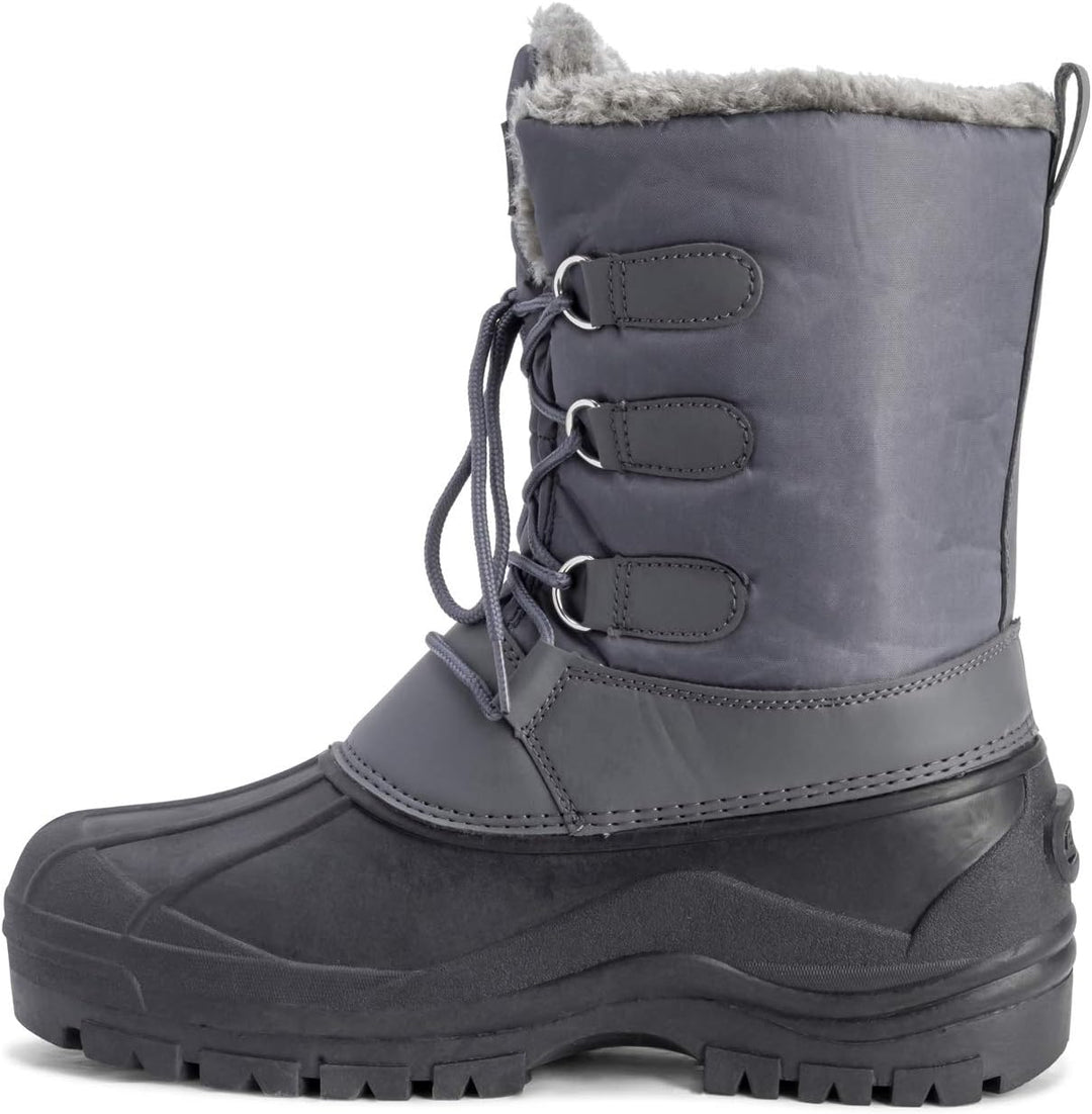 Polar Herren Dreck Schnüren Short Nylon Winter Schnee Regen Schnüren Wasserdicht Duck Stiefels 42 EU