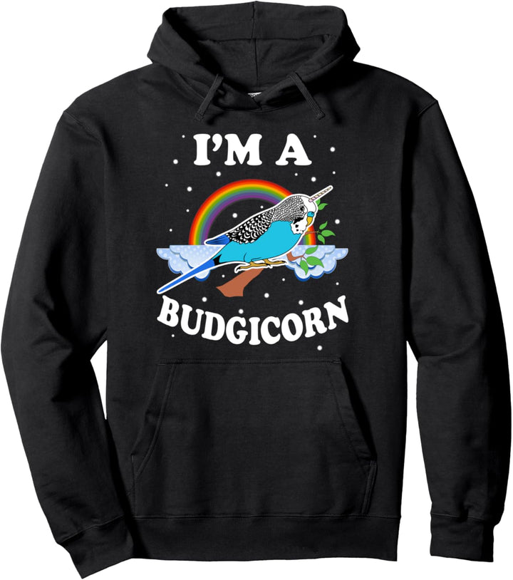 Lustige Wellensittich Grafik Haustier Vogel Sittich Pullover Hoodie