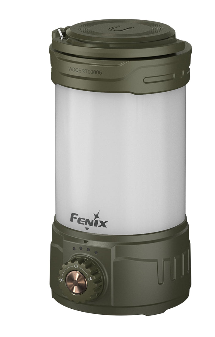 FENIX CL26R Pro LED Campingleuchte mit USB Anschluss 650 Lumen Olive drab