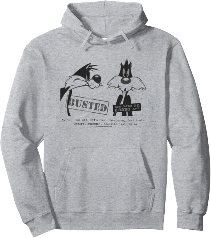 Looney Tunes Sylvester Busted Pullover Hoodie