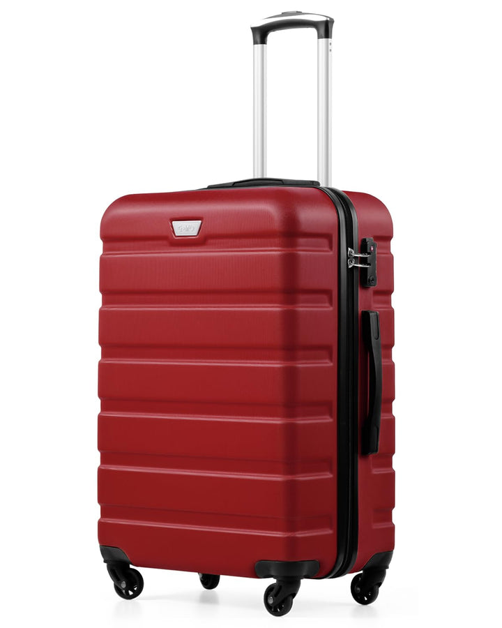 COOLIFE Mittelgrosser Koffer für Urlaubsreise, Kreuzfahrten und Studium im Ausland, 67cm L, PC+ABS,