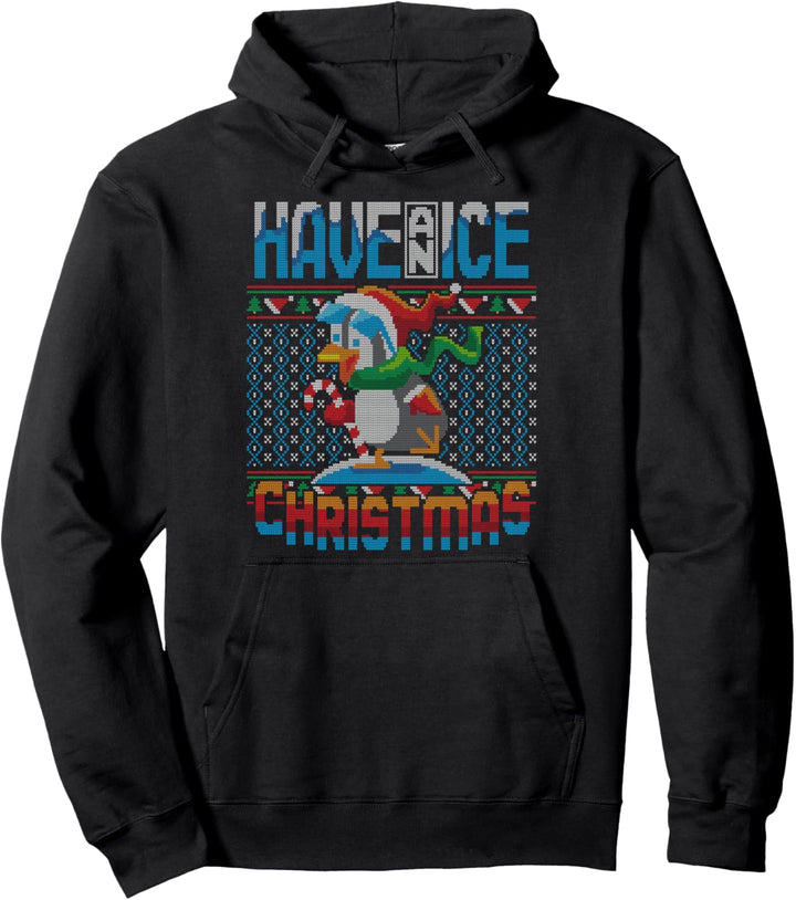 Have A Nice Christmas Pinguin Ugly Sweater Weihnachten Pullover Hoodie