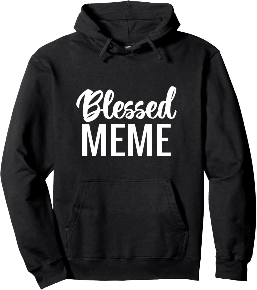 Gesegnet Meme Grossmutter oder Grossmutter - die Mutter Tag Pullover Hoodie