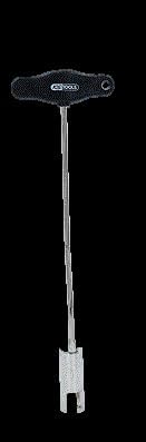 KS Tools 500.7530 T-Griff-Zündkerzenstecker-Abzieher, gebogen, lang