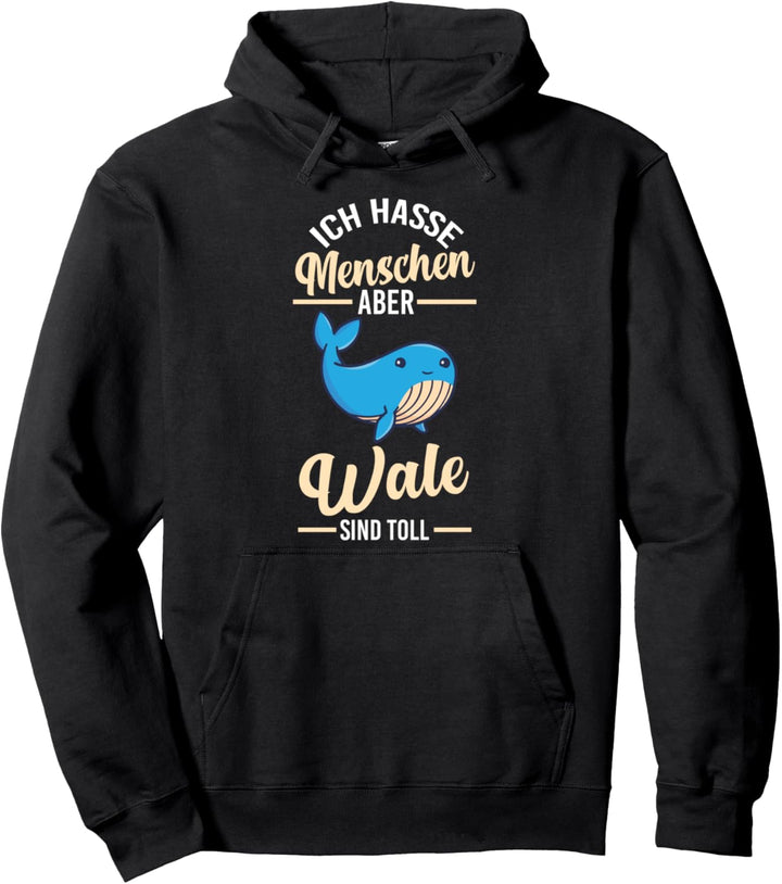 Walfisch Wal Pullover Hoodie