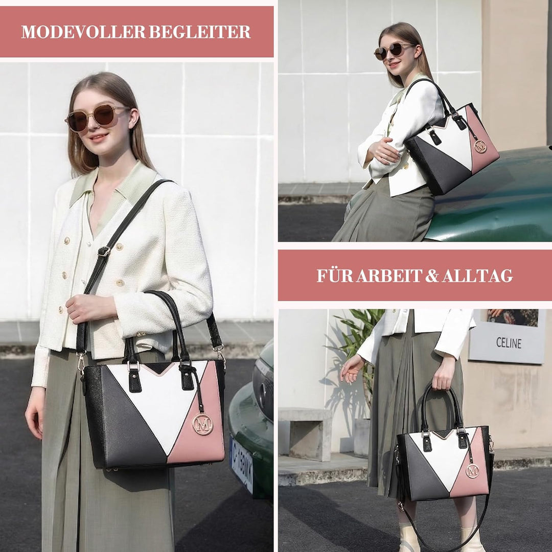 Miss Lulu Handtasche Damen, Taschen Damen, Schultertaschen Damen Shopper Damen Handtaschen Damen V-f