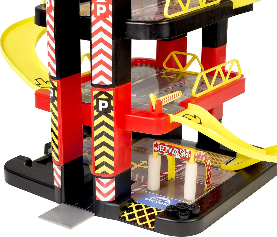 Teamsterz 1416475 3 Spielset 3-stöckiges Parkhaus mit 5 Autos, für 3–6 Jahre Level 3, Level 3