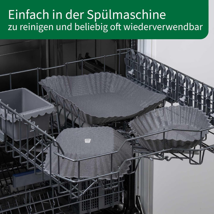 Chefkoch trifft Fackelmann Mini-Kastenform für Heissluftfritteuse und Backofen – Ideal für Brot und