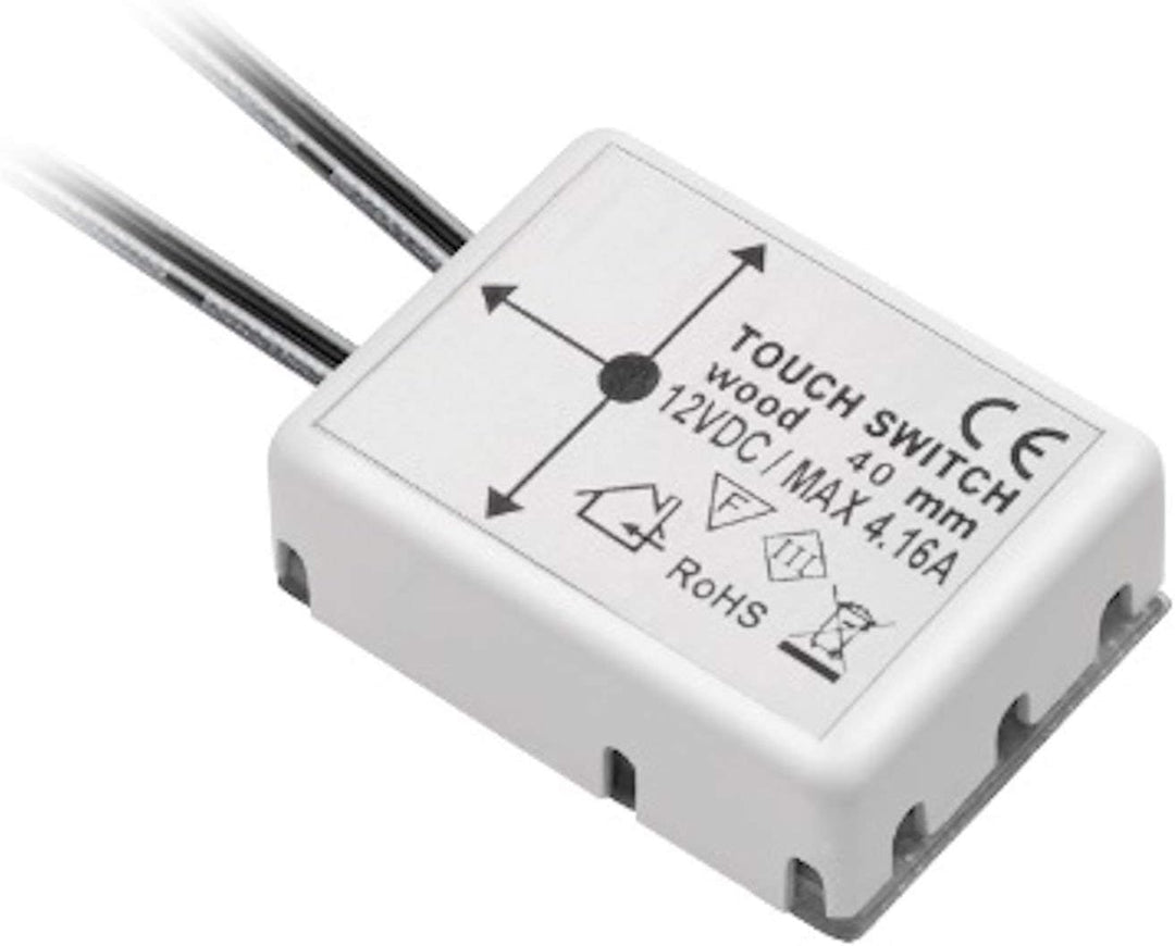 Einbau- Unterbausensor SO2W reagiert auf Berührung durch Holzplatten hindurch, 12V DC/max. 50W / 4,1