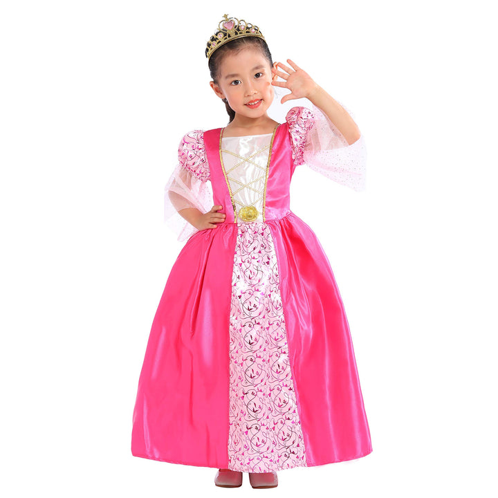 Sincere Party Mädchen Deluxe Prinzessin Fancy Kleid mit Accessoires 7T-8T/122-128 Rosa Prinzessin, 7