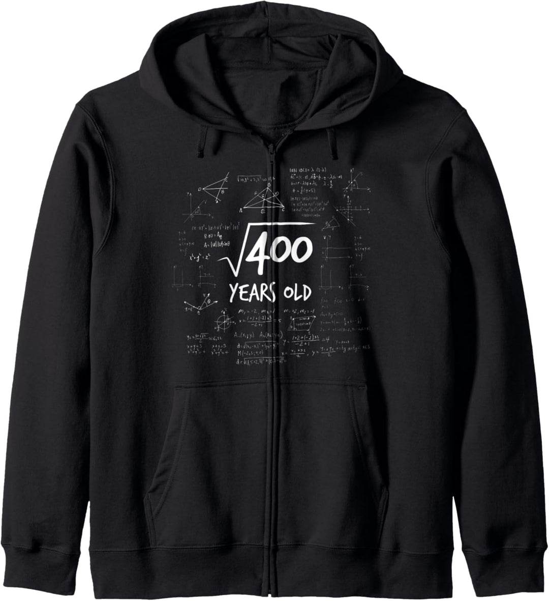 20. Geburtstag - Wurzel aus 400 Mathematik Nerd Mathe Kapuzenjacke